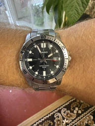 Чоловічий годинник Casio MTP-VD01D-2B глибокий синій фото від покупців 2