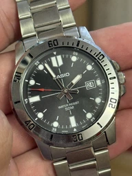 Чоловічий годинник Casio MTP-VD01D-2B глибокий синій фото від покупців 1