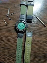 Ремешок для часов CASIO SGW-100B-3 SGW-100 SGW-100-1 SGW100 SGW-100-1VEF SGW-100-2B нейлон кожа