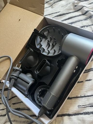 Професійний фен стайлер для волосся Super Hair Dryer 1600 Вт + 5в1 насадок, рожевий, фуксія фото від покупців 4