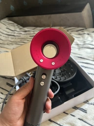 Професійний фен стайлер для волосся Super Hair Dryer 1600 Вт + 5в1 насадок, рожевий, фуксія фото від покупців 3