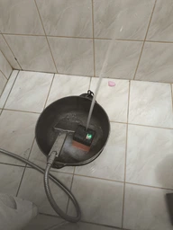 Портативный душ на аккумуляторе DX-9600 mAh производный туристический переносной с датчиком температуры