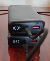 Повербанк портативний акумулятор Power bank XO PB309 Digital charge 22.5W 20000 mAh White