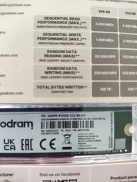 SSD накопитель Goodram PX500 Gen.3 256GB (SSDPR-PX500-256-80-G3) [142721] фото от покупателей 1