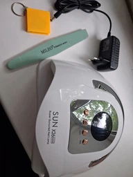 Профессиональная лампа для маникюра Nail Lamp SUN X 26 MAX 380W UV/LED для покрытия ногтей гель лаком, гелем белая фото от покупателей 1