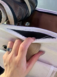 Сумка переноска для кота кішки собаки до 8 кг з сітчастим віконцем бежева (002292) фото від покупців 6