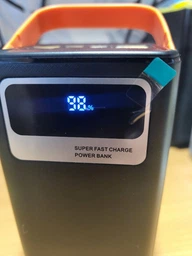 Повербанк 100000 mah 20W Super Fast Charge 10269 с LED дисплеем и быстрой зарядкой PD/QC 3 порта powerbank павербанк для телефона apple айфона iphone самсунг samsung роутера планшета универсальный с фонариком чорний фото от покупателей 1