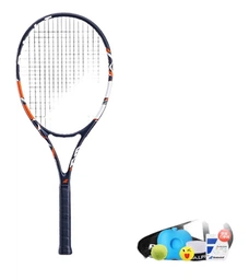Теннисная ракетка Babolat для мужчин и женщин, для начинающих взрослых, тренировочная ракетка для тенниса в одиночку [с предварительно натянутыми струнами] фото от покупателей 1