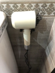 Фен для волос профессиональный Super Hair Dryer 5в1 с держателем белый + серый