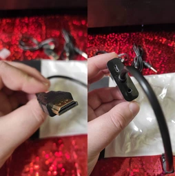 Адаптер HDMI на VGA 20 см з аудіо виходом і живленням Stone перехідник (ST-SC053) фото від покупців 7