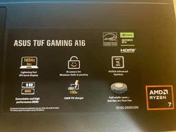 Ноутбук ASUS TUF Gaming A16 FA608UH Jaeger Gray (FA608UH-RV018) фото від покупців 8