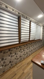 Ролета Bigimot День-ніч 42.5*170см Айворі з направляючою