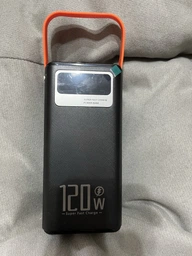 Повербанк 100000 mah 20W Super Fast Charge 10269 з LED дисплеєм і швидкою зарядкою PD/QC 3 порта powerbank павербанк для телефона apple айфона iphone самсунг samsung роутера планшета універсальний з ліхтариком чорний фото від покупців 18