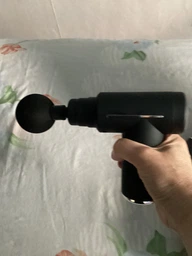 Массажер пистолет перкуссионный сенсорный 6в1 Massage Gun для тела спины ног и шеи мышц ультракомпактный ударный ручной черный