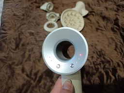 Фен для волос профессиональный Super Hair Dryer 5в1 с держателем белый + серый