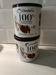 Какао 100% CLAVILENO без сахара, без глютена, без лактозы, 250г банка