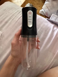 Ирригатор портативный для полости рта A-10 220 ml и чистки зубов и промывки брекетов фото от покупателей 1
