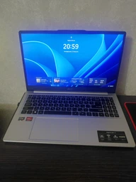 Ноутбук ACER 15.6" Aspire Lite AL15-46P (FHD IPS) /Ryzen R3-5400U /8GB /F512GB /AMD Graphics /Lin /сріблястий