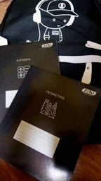 Набір шкільних зошитів "предметка" ZiBi Black "Чорна палітра" 48 аркушів 10 шт 8 предметів (ZB.1700-99) фото від покупців 1