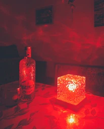 Ночник от USB куб звездное небо LED настольная RGB лампа 16 цветов для спальни и детской + пульт фото от покупателей 9