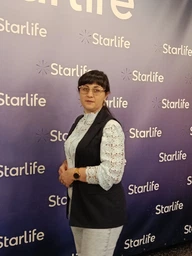 Святкова мереживна жіноча блуза Бежева L