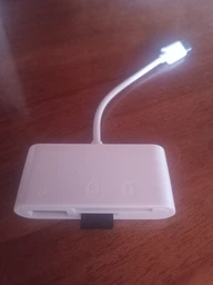 Картридер 3-в-1 Type-C на USB SD/TF/CF OTG-адаптер для телефонів, ноутбуків Білий фото від покупців 2
