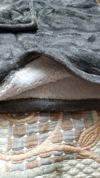 Толстовка плед з рукавами і капюшоном Huggle Hoodie оверсайз, тепла худі з великою кишенею для рук Чорний