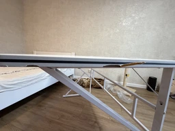 Геймерський ігровий комп'ютерний стіл 0,8 мм Bonro 276 білий фото від покупців 1