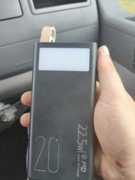 Повербанк 20000 mah 22.5W Super Fast Charge 10192 з LED дисплеєм і швидкою зарядкою PD/QC 3 порта powerbank павербанк для телефона apple айфона iphone самсунг samsung роутера планшета універсальний з ліхтариком фото від покупців 3