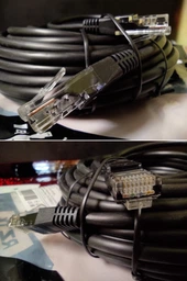 Патч-корд RZTK CAT5e RJ45 UTP 30 м Серый фото от покупателей 2