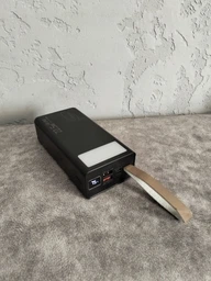 Повербанк 30000 mah 22.5W Super Fast Charge 10095 з LED дисплеєм і швидкою зарядкою PD/QC 3 порта powerbank павербанк для телефона apple айфона iphone самсунг samsung роутера планшета універсальний з ліхтариком фото від покупців 1