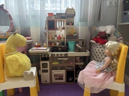 Игровая детская кухня 889-332 с водой, паром, светом и звуком 93 см фото от покупателей 1