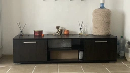 Тумба для ТВ с 2 ящиками BS-02 в цвете Венге Ш 1400 / В 360 / Г 400 мм, Nikoshop