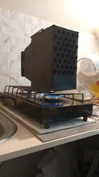 Обогреватель теплообменник дуйчик тепловентилятор для газовой плиты с вентилятором и выхлопом для квартиры, дома, дачи, палатки