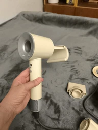 Фен для волос профессиональный Super Hair Dryer 5в1 с держателем белый + серый фото от покупателей 2