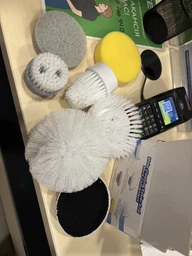 Электрическая беспроводная щетка Cleaning Brush 7в1 с телескопической ручкой и 8 насадками, 25 Вт