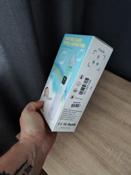 Електронний аспіратор назальний потужний для носа Electric Baby Nasal Aspirator соплеотсос електричний для новонароджених дітей з музикою білий фото від покупців 13