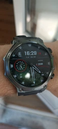 Смарт-годинник Hardy AK82 AMOLED, дзвінки, пульсометр, водозахист, 800mAh батарея, 2 ремінці