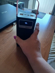 Повербанк 50000 mah 20W Super Fast Charge с LED дисплеем и быстрой зарядкой PD/QC 3 порта powerbank павербанк для телефона apple айфона iphone самсунг samsung роутера планшета универсальный с фонариком чорний фото от покупателей 15