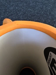 Массажный ролик EasyFit Extreme 33x14 см (EF-EXTR33OR) оранжевый (роллер, валик, цилиндр МФР и йоги, массажер для спины, ног, рук, шеи) фото от покупателей 1