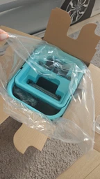 Швабра с ведром LOGAN inc LUNAR Flat Mop — комплект для уборки пола с двухкамерным ведром, автоматическим отжимом и 2 насадками из микрофибры фото от покупателей 3