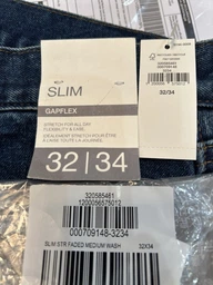 Джинси Regular fit чоловічі GAP 709148-00 W34L32 Сині (1200056575081)