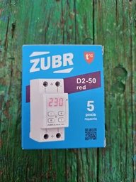 Реле напряжения ZUBR D2-50 red с максимумом функций (50 А, 11 500 ВА) (4820120221729)