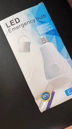 Аварийная аккумуляторная светодиодная LED лампа E27 20W 2 акамулятора 18650 фото от покупателей 5