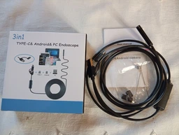 Ендоскоп для смартфона і комп'ютера Type-C + USB для Android Windows з гнучким зондом, 2 м, камера 5.5 мм автомобільний для будинку водонепроникний, гнучка камера фото від покупців 2