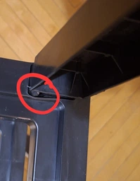Комод R-plastic пластиковий R-Plastic "Матовий фасад" на 3 шухляди чорно-білий фото від покупців 3