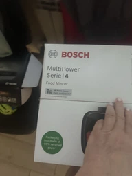 Мясорубка Bosch MultiPower Серия 4 MFWS435B с насадкой соковыжималкой