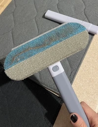 Щетка для удаления шерсти животных с поверхностей 45х18 см Серая (WOOLBRUSH-01)