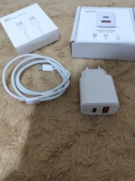Швидка зарядка для телефону 45W USB-A (PD 3.0) USB-C (QC 3.0) мережевий зарядний пристрій для iPhone iPad MacBook зарядний адаптер швидка зарядка для айфон айпад Xiaomi Samsung зарядний блок PAVLYSH B-45 фото від покупців 2