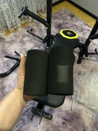 Лавка тренувальна Besport WB-004 для жиму зі стійкою під штангу та партою Скотта фото від покупців 6